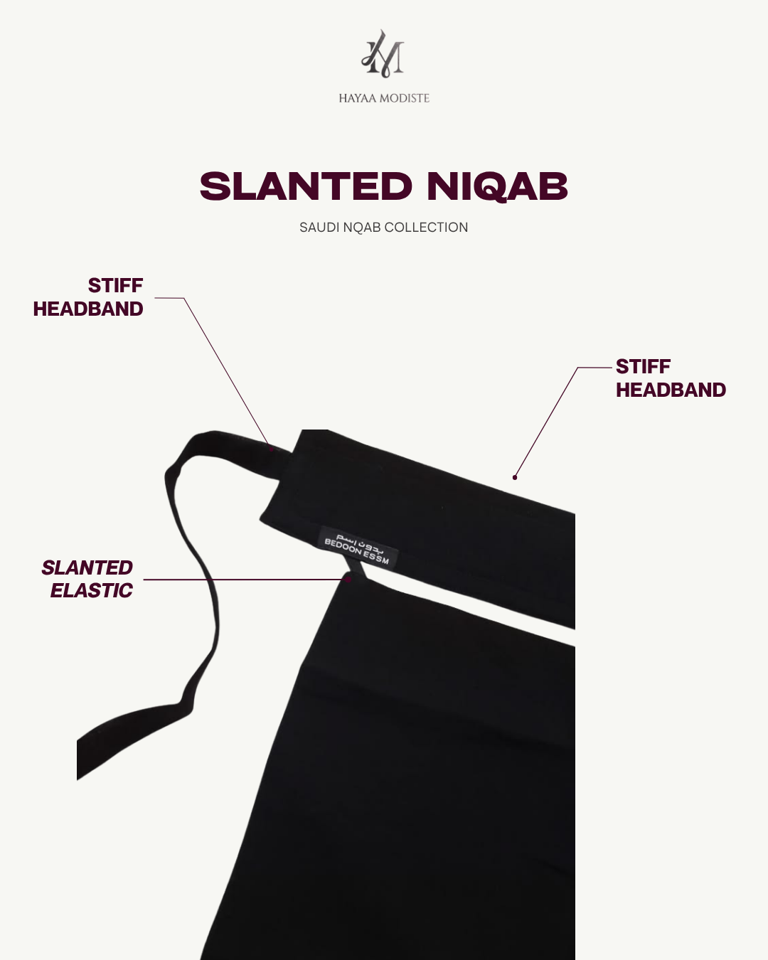 Saudi Slanted Niqab