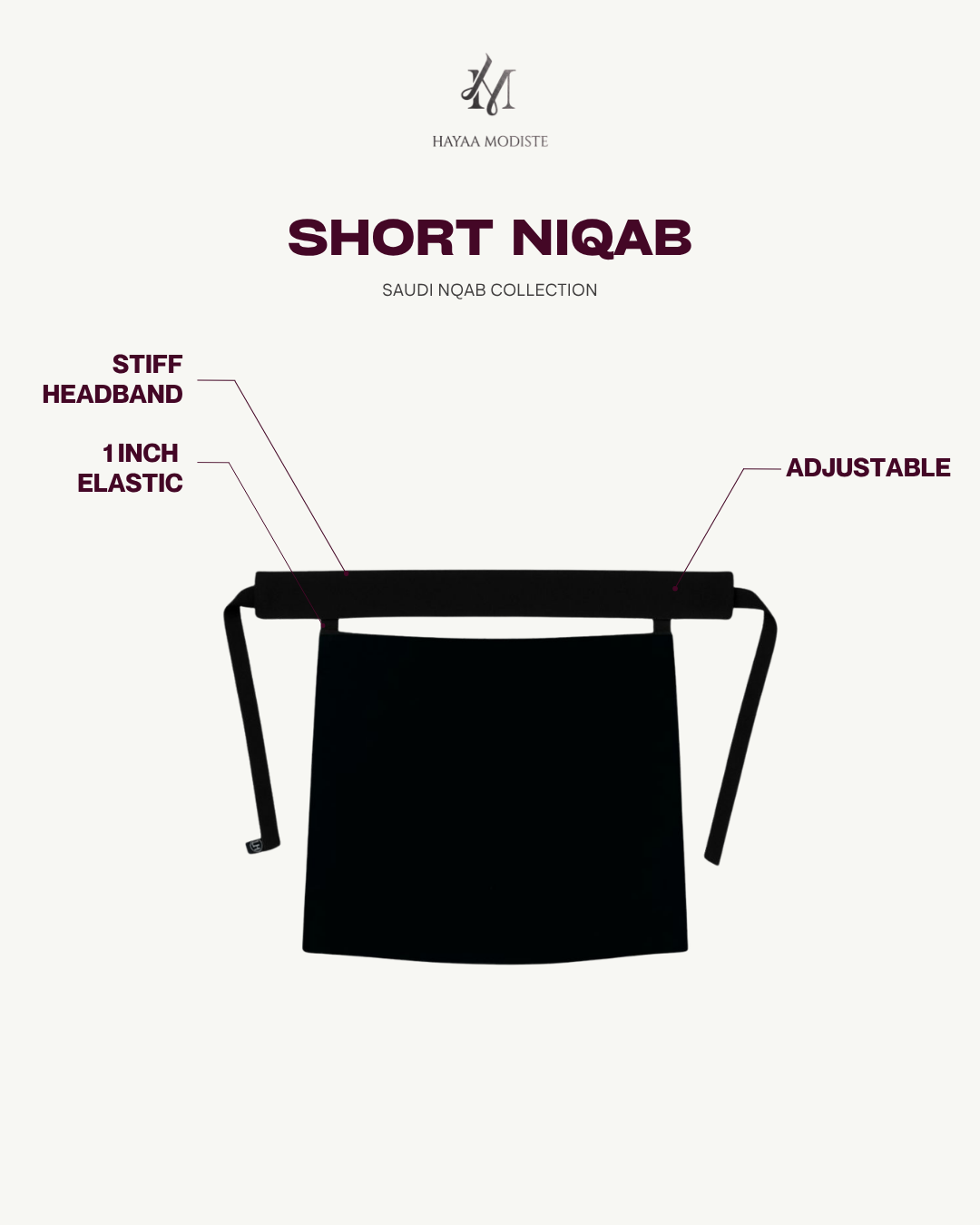 Saudi Short Niqab
